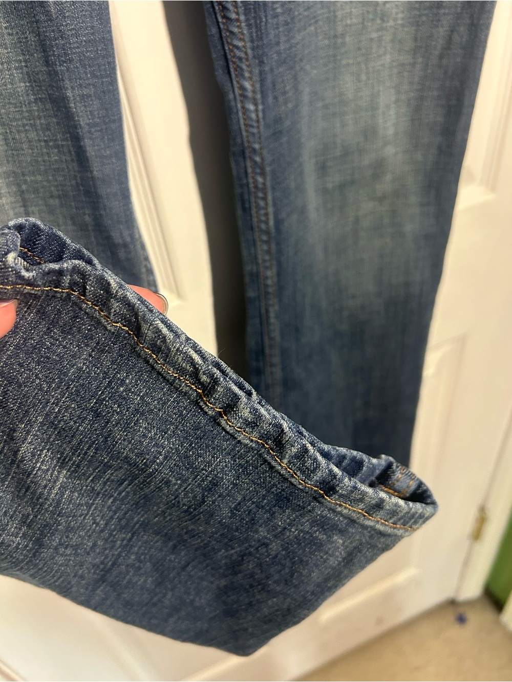 Wrangler Women’s Bootcut denim jeans 13x32 Tall Long Western Ranch - Picture 4 of 9